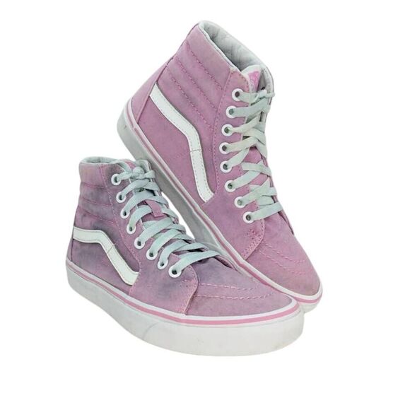 Vans Shoes - VANS SK8 Hi Top Women's Pre-owned Lilac Skate Sneakers - sz. 7